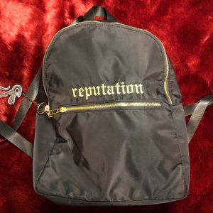Taylor Swift Reputation nylon backpack w/ keychain
